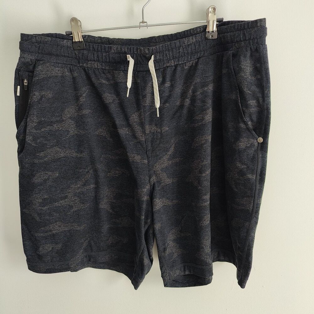 Vuori Ponto Performance Shorts Mens 2XL Camo Soft Stretch Drawstring V344